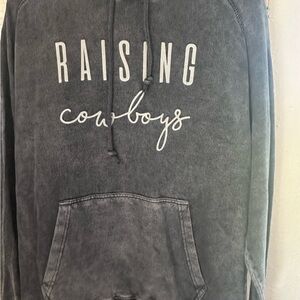 Buckle Gray 'Raising Cowboys' Hoodie